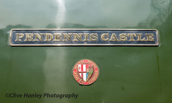 Nameplate from Pendennis Castle
