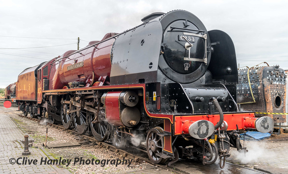 The star of the day - Stanier Princess Coronation Pacific no (4)6233 Duchess of Sutherland.