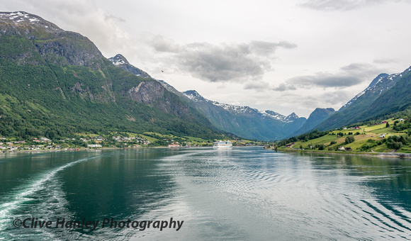 heading down the 60 miles of Nordfjord