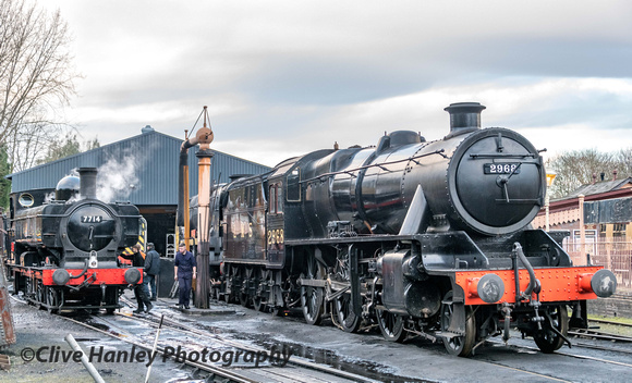 7714 was being readied to provide steam heat behind the Class 20 no 20142