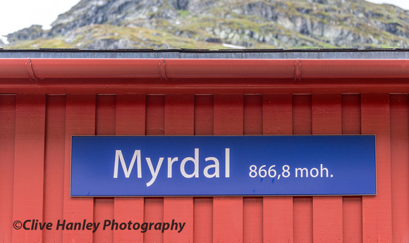 Myrdal station