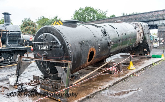 I believe the boiler is to be taken to Tyseley for overhaul.