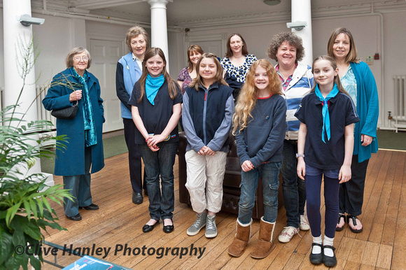 Wellesbourne Girl Guides visit Wellesbourne House.