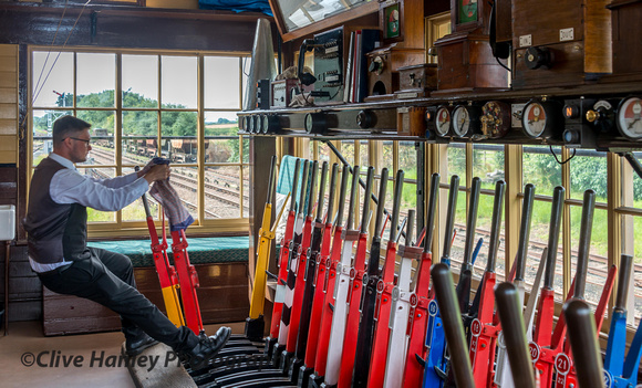 Manning Quorn signalbox was the Operations & Rolling Stock Manager Mr Scott Manley