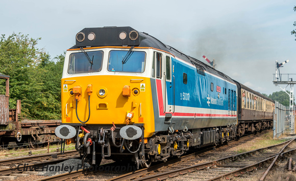 A recent arrival on the GCR is Class 50 no. 50017 Ark Royal.