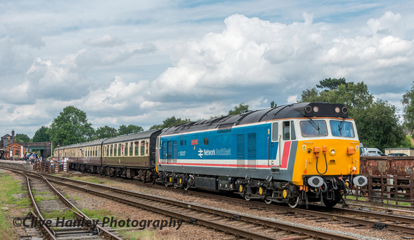 50017 departs Quorn with the 14.00 to Leicester
