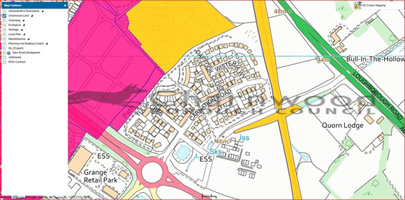 This Charnwood Council map identifies the boundary. GCR MUST do something about reclaiming it.