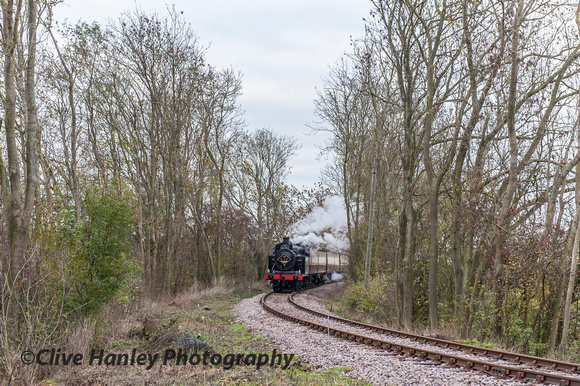 The special takes the curve towards Swithland.