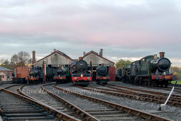 What a stunning line up of Great Western Locomotives....