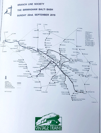 The route map for the tour.