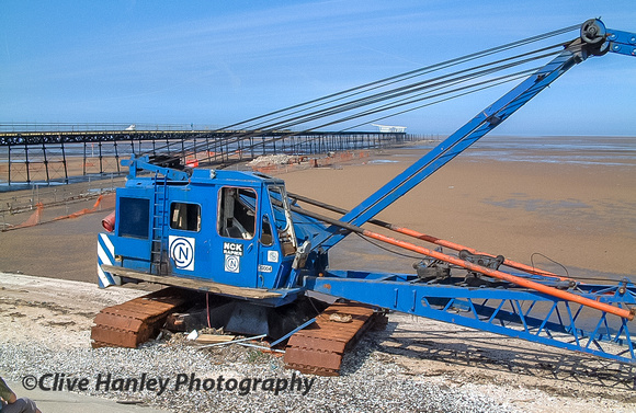 Southport promenade was being overhauled.