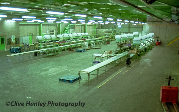 The production lines as they were before a major refurbishment.