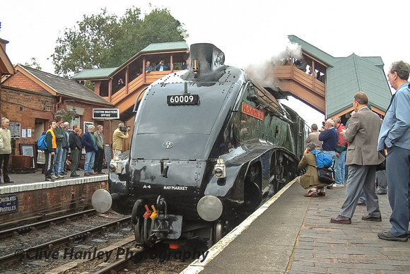 60009 Union of South Africa arrives at Bewdley