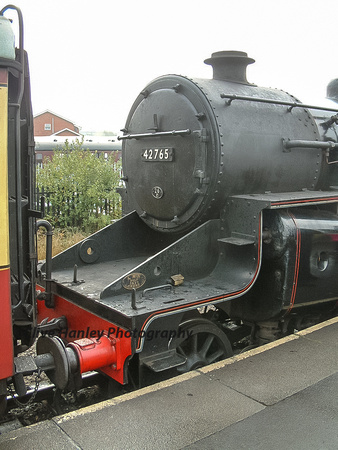 Detail of the smokebox of 42765