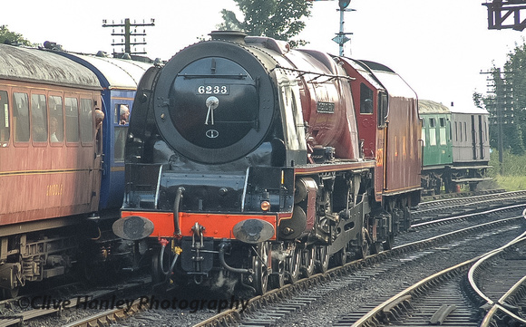 I must have jumped on board and taken a ride to Bridgnorth behind the Duchess. It is seen running around at Bridgnorth.