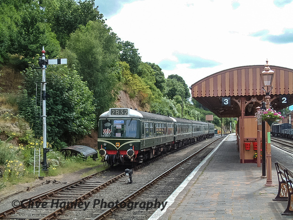 Not much has changed in 14 years. The same DMU sits in the same loop line at Bewdley.