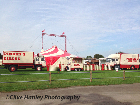 27 September 2013. The circus came to town and set up on the recreation ground for the weekend.