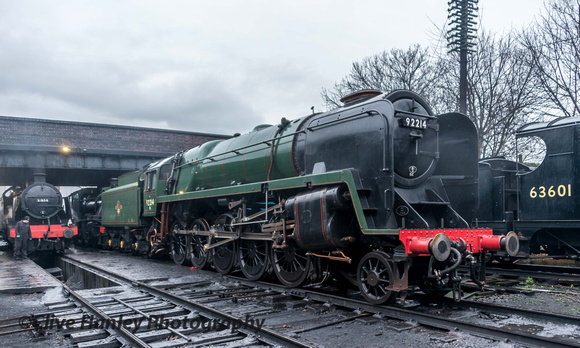 Mike Gregory's Riddles 9F has reverted to its correct number 92214.