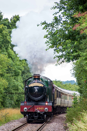 In view of the pouring rain for the 1st run of the Shakespeare Express I only captured the afternoon run.