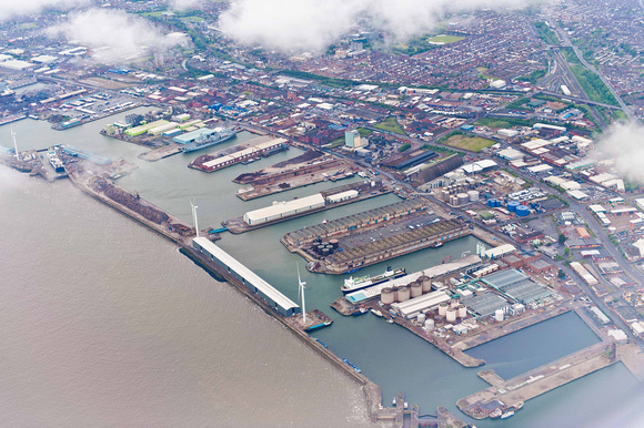 Liverpool Docks.