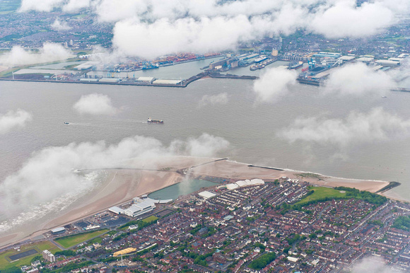 New Brighton on the Wirral in the foreground.