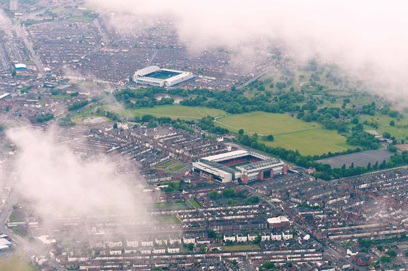 Everton & Liverpool Football Grounds.