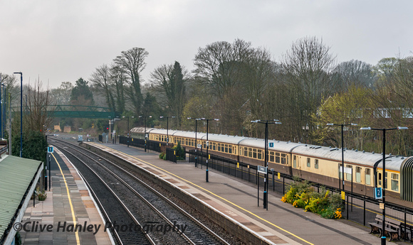 The excursion was to start from platform 3 at Dorridge.