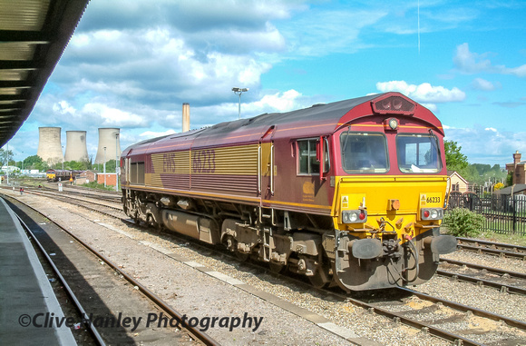 At Didcot several Class 66 locos could often be seen for the coal carrying mgr trains for the power station.