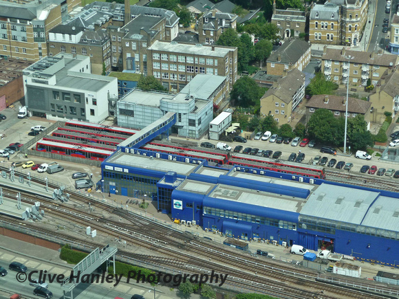 A view over the DLR depot