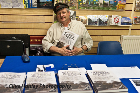 Bob Gregson was signing copies of his latest book. Thanks for the dedication Bob.