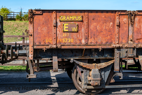 In the yard were several "Grampus" wagons.