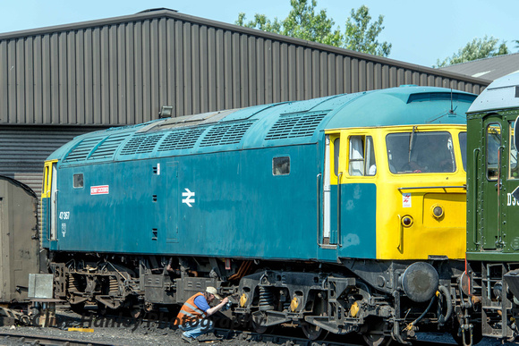 Class 47 no 47367 (ex D1866) is now named "Kenny Cockbird".