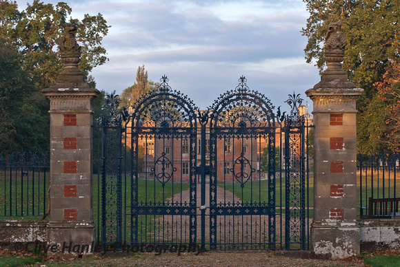 Charlecote Park entrance gates.