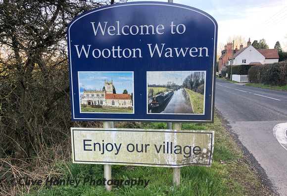 The Warwickshire village of Wootton Wawen - midway between Henley-in-Arden & Stratford on Avon