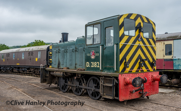 In the yard at Winchcombe was shunter no. D2182