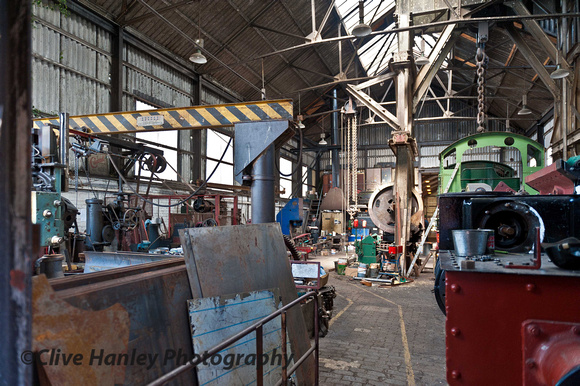 Another sneeky shot inside the works at the 4-6-0 "Saint" Project loco no 2999 Lady of Legend.