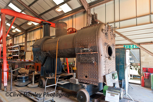 In the works was the boiler from 0-6-0ST no 1363