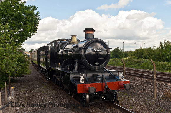2-6-0 no 5322 has recently received a black livery after a couple of years in Desert Sand.