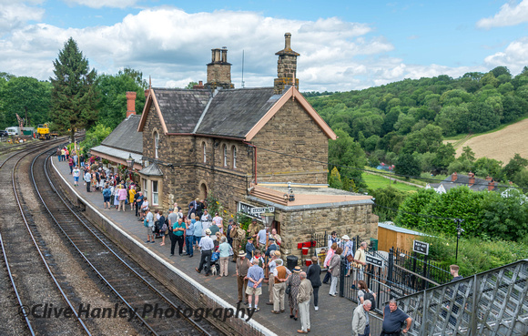 Highley station returns to its quiet life.