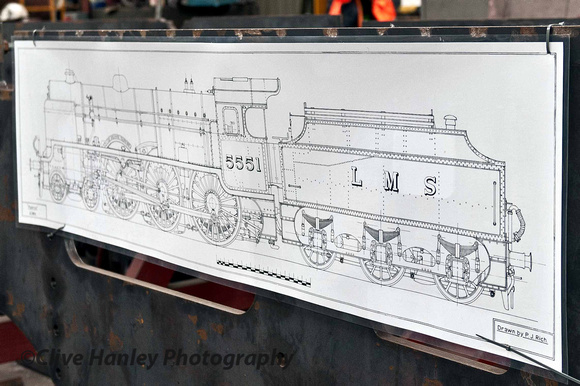 The plans for the new build LMS Fowler Patriot 4-6-0 no 5551 The Unknown Warrior