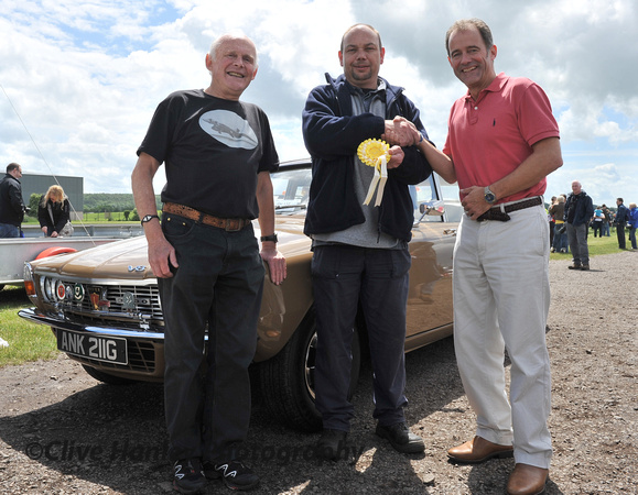 Third prize in the Wheels section went to: Mr Shaun Walsh in a Rover P6 3005