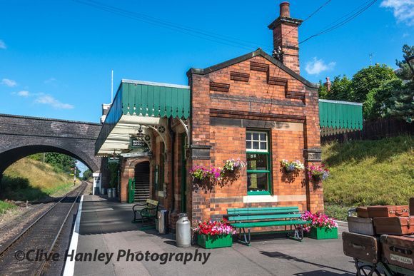 The picturesque station at Rothley.