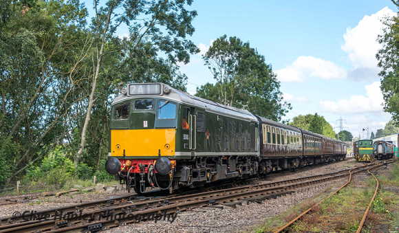 D5185 departs Rothley
