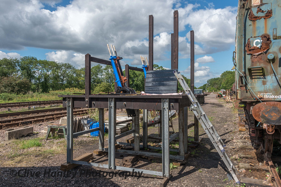 This ground frame is under construction for use at Nunckley Hill on The Mountsorrel Railway.