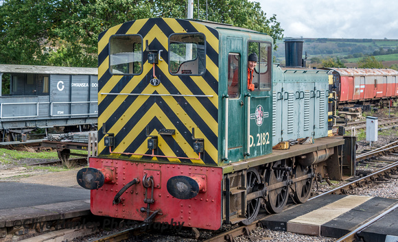 Shunting was taking place at Winchcombe station