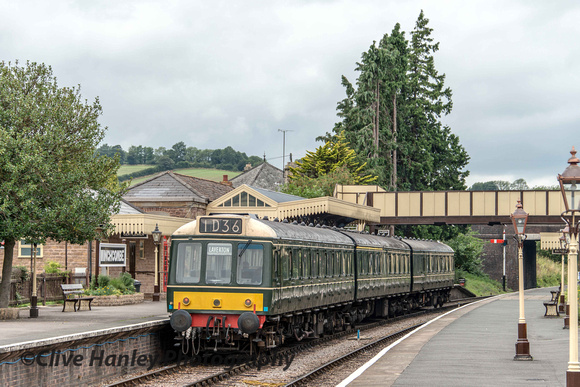 The DMU was providing a shuttle service from Winchcombe, through Toddington to Laverton.