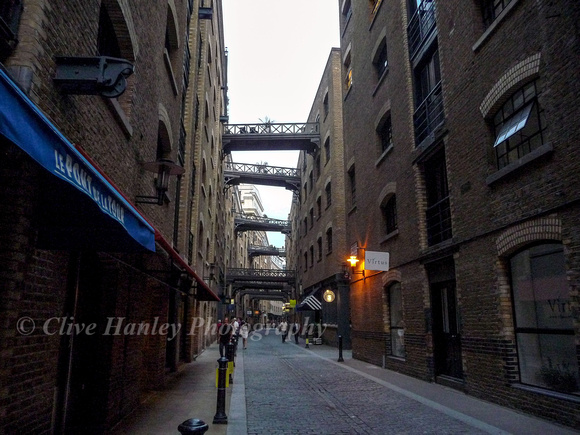 Shad Thames is now predominantly apartments.