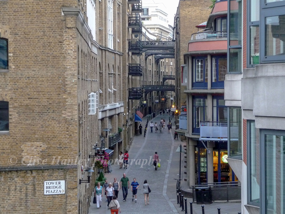 Behind Butlers Wharf is The Shad Thames.