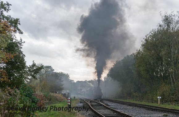 The LMS duo depart Ramsbottom at the same speed as the southerly wind.