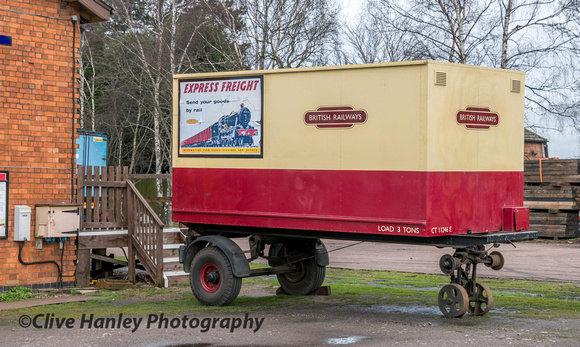Another Scammell trailer stood in the Quorn yard.
